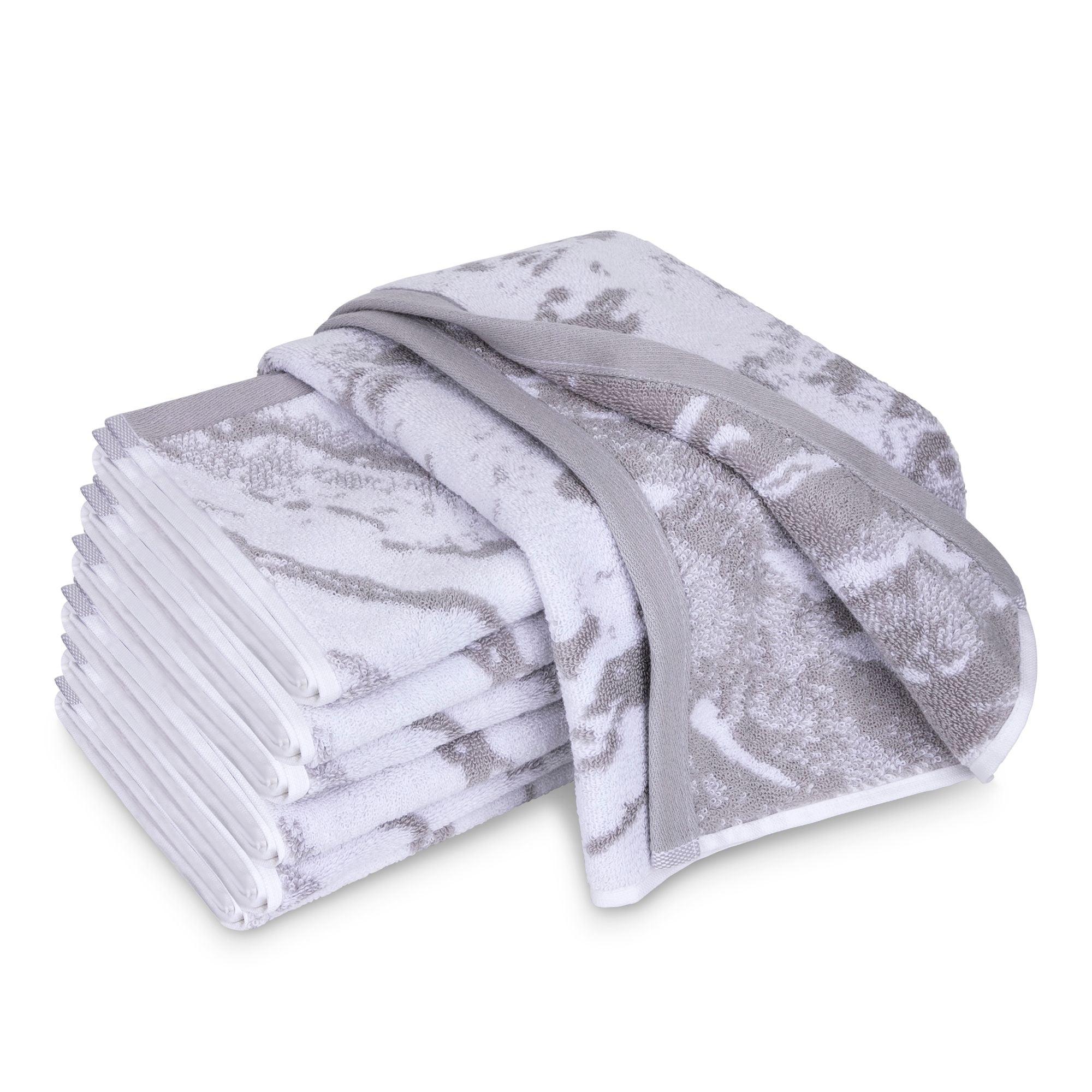 Marble Hand Towel - Elegant Linen