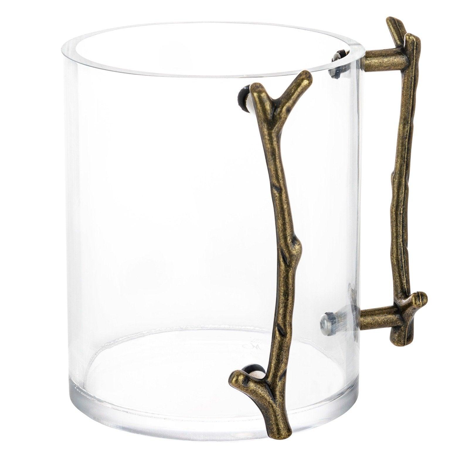 MetaLucite Twig Washing Cup - Elegant Linen
