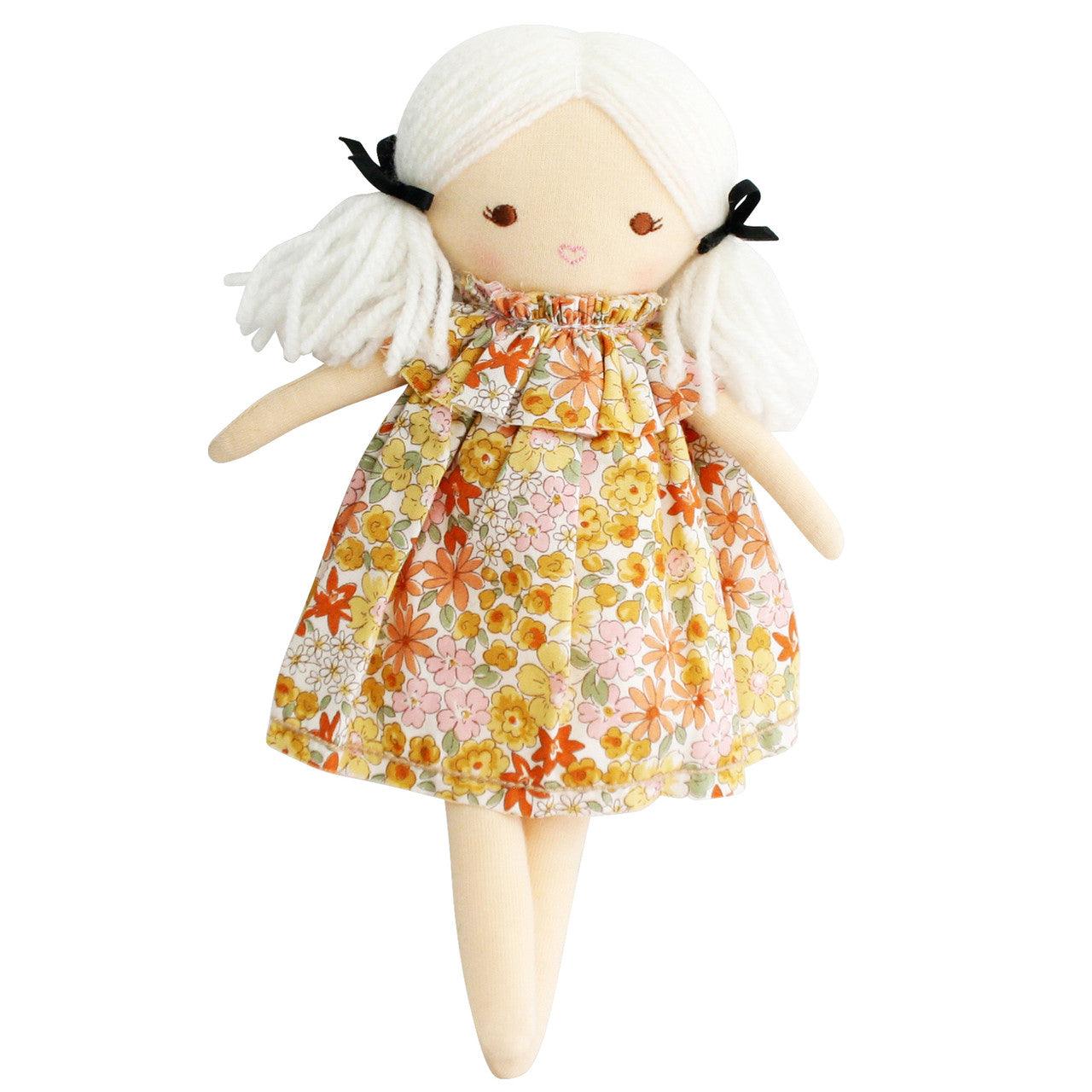 Mini Matilda Asleep Awake 24cm Sweet Marigold - Elegant Linen