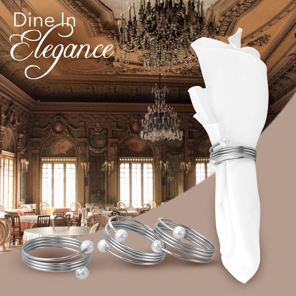Napkin Rings - Elegant Linen