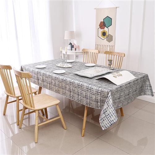 Ocean Weave Jacquard Tablecloth - Elegant Linen