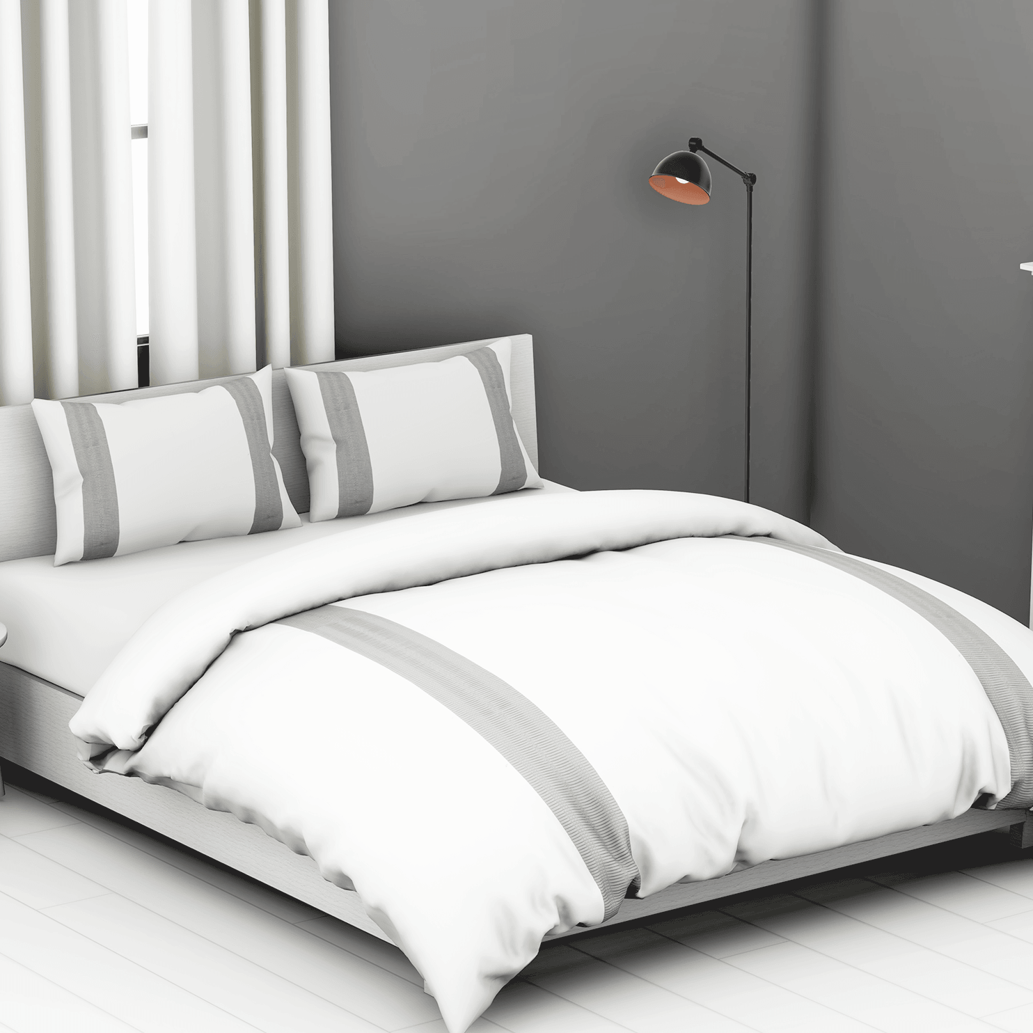 Odessa 4 Piece Bedding Set - Elegant Linen