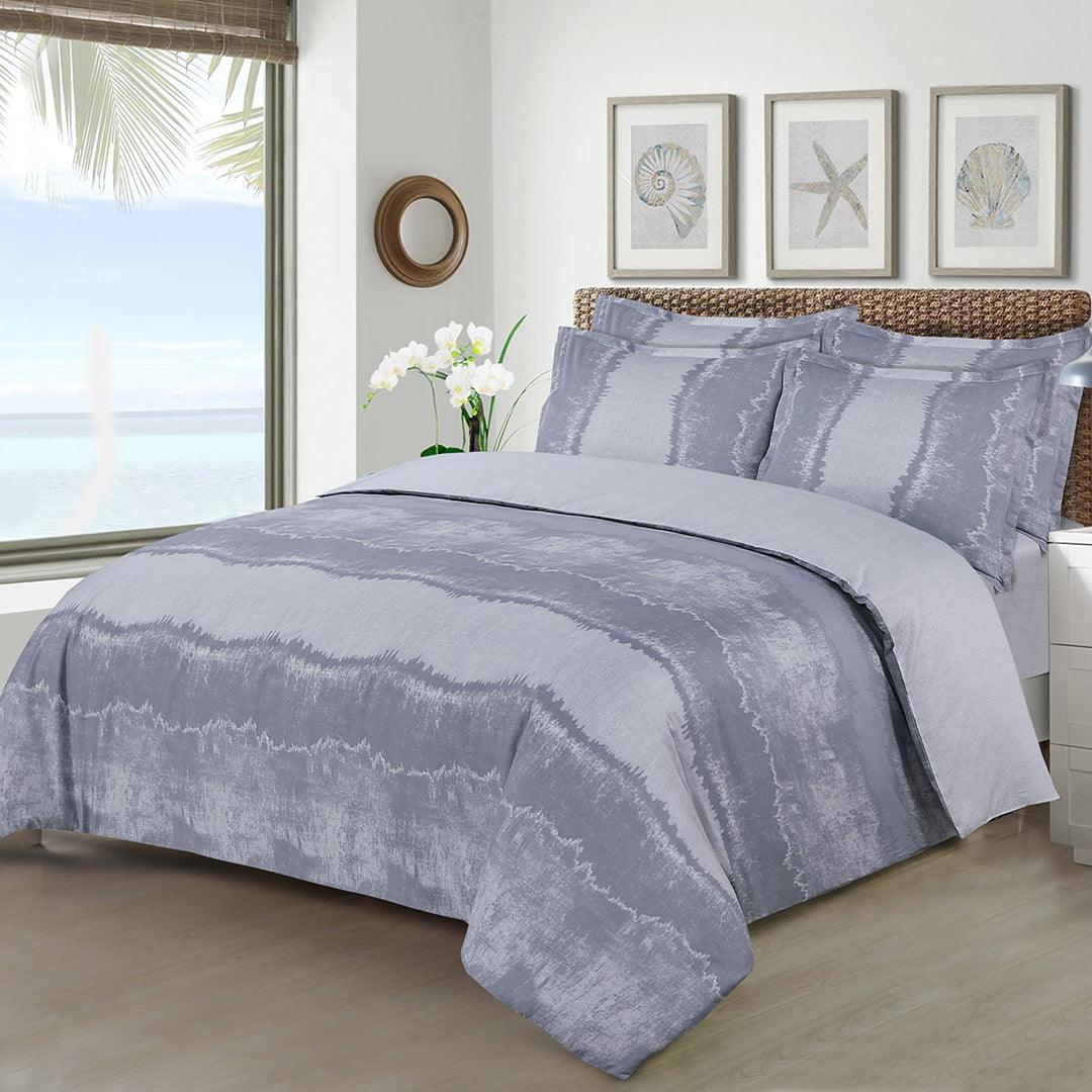 Ombre 4 Piece Bedding Set - Elegant Linen