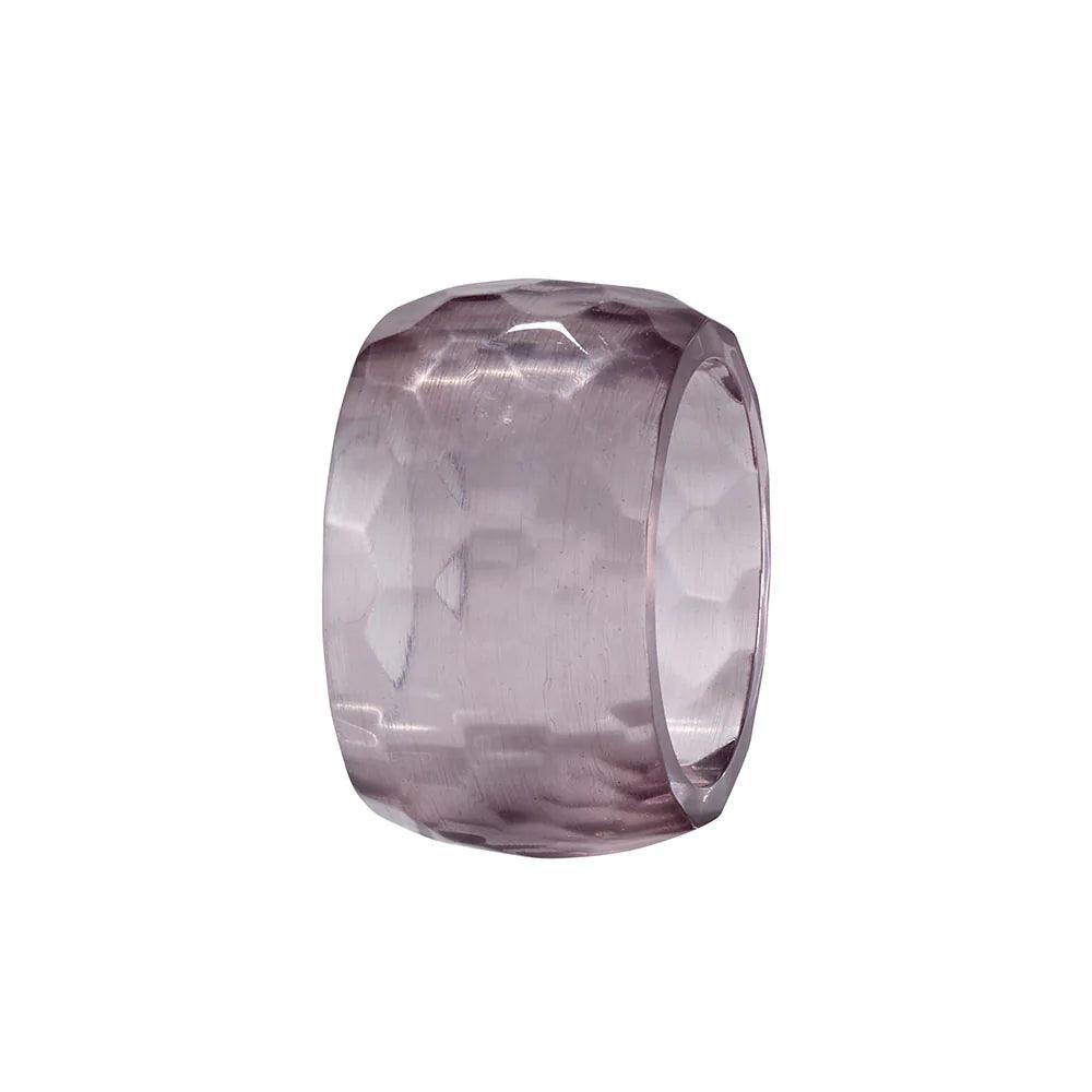 Opaque Prism Napkin Ring - Elegant Linen