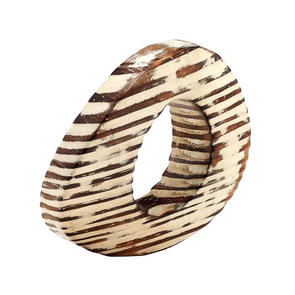 Oval Eye Napkin Ring - Elegant Linen