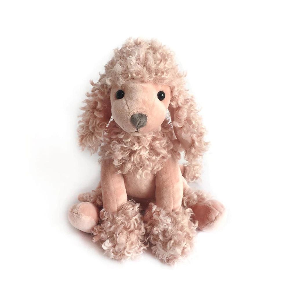 'Paris' Mauve Poodle Plush Toy - Elegant Linen