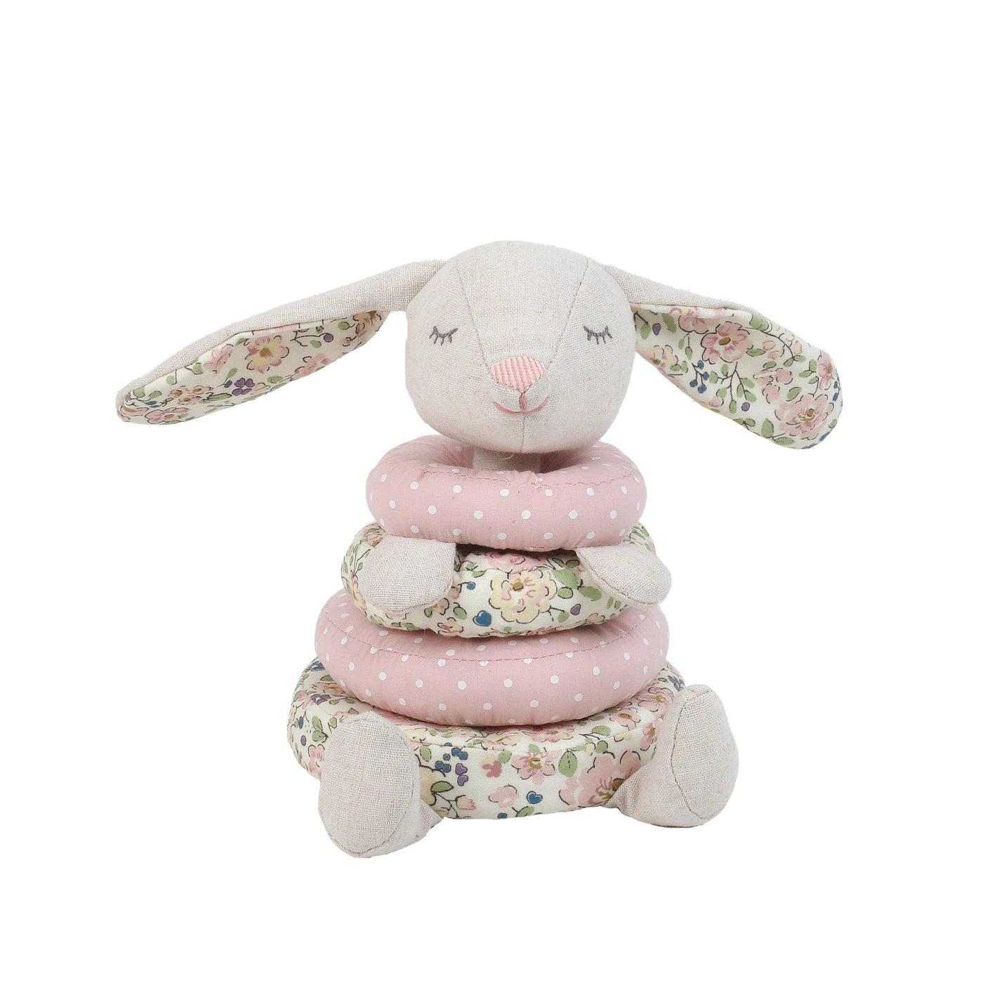 Petit Bunny Activity Toy - Elegant Linen