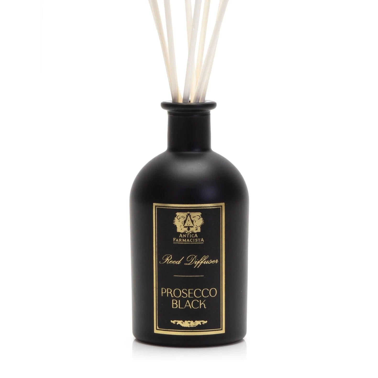 Prosecco Black Diffuser - Elegant Linen