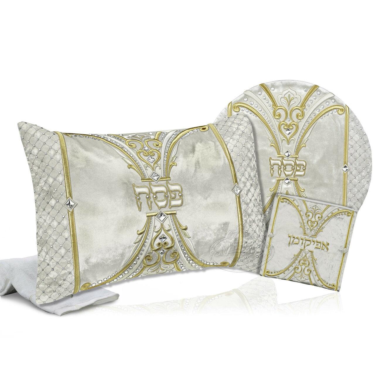 Royaume Kingdom Gold Collection Pesach Set - Elegant Linen