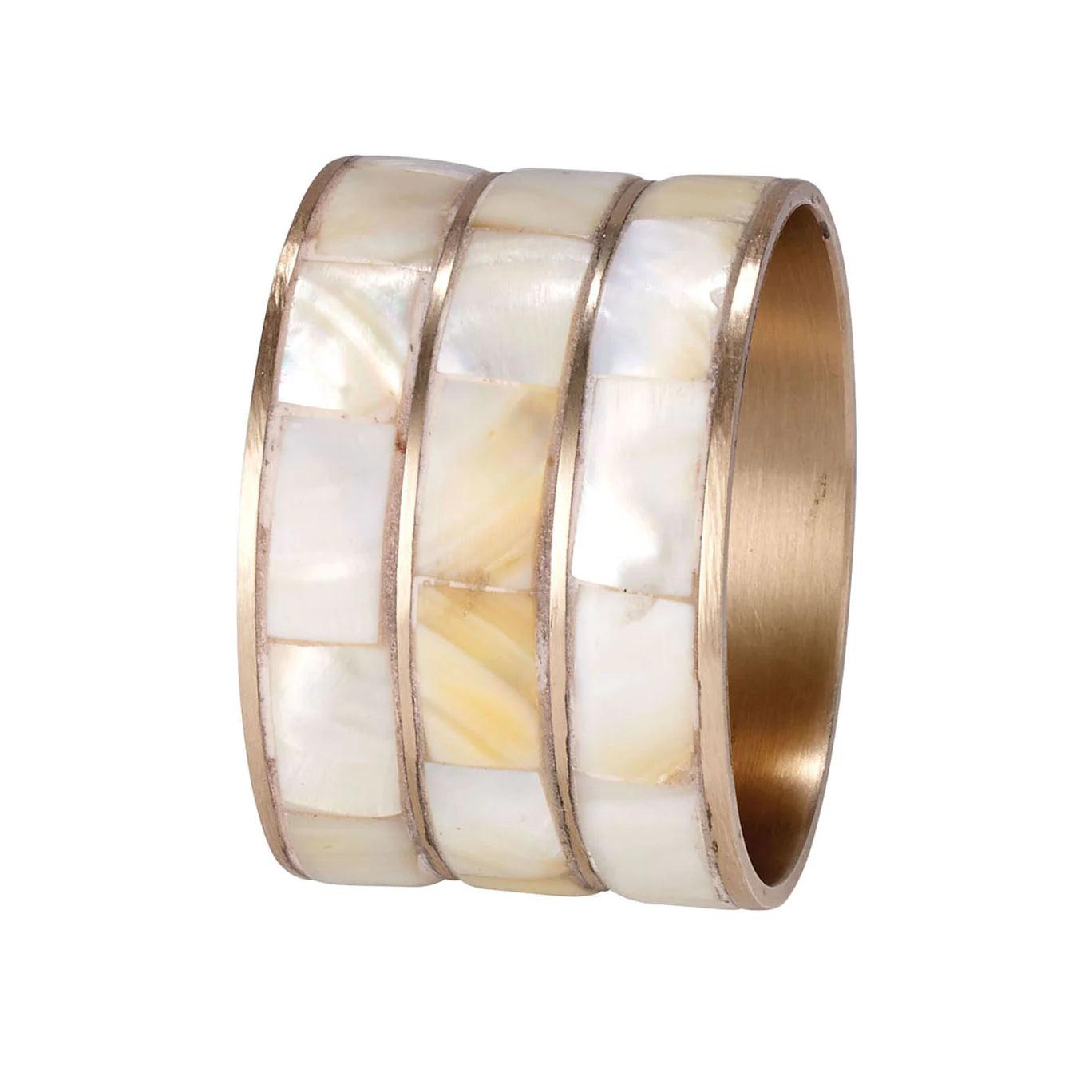 Sedef Napkin Ring - Elegant Linen