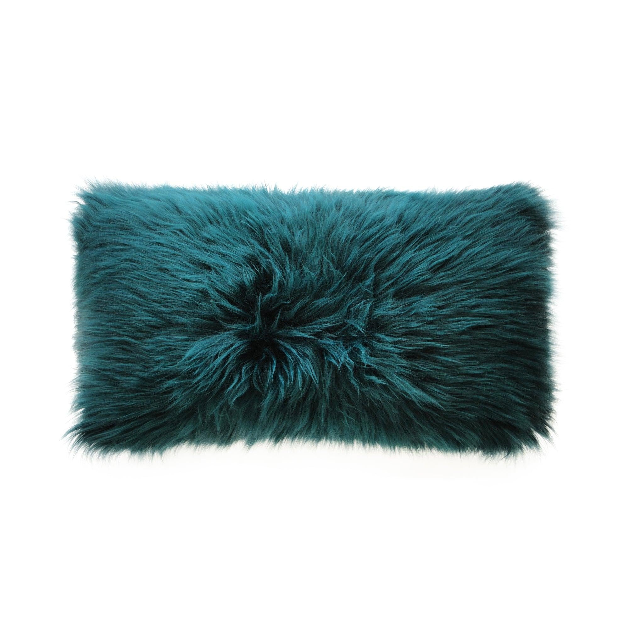 Sheepskin Decorative Pillow - Elegant Linen