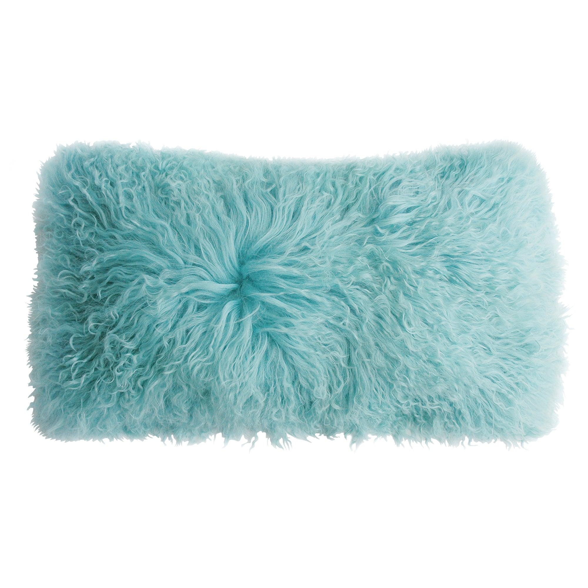Sheepskin Decorative Pillow - Elegant Linen