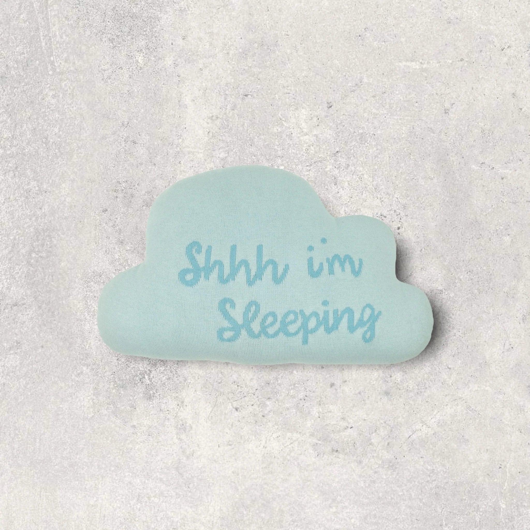 Shhh Im sleeping - Blue - Elegant Linen