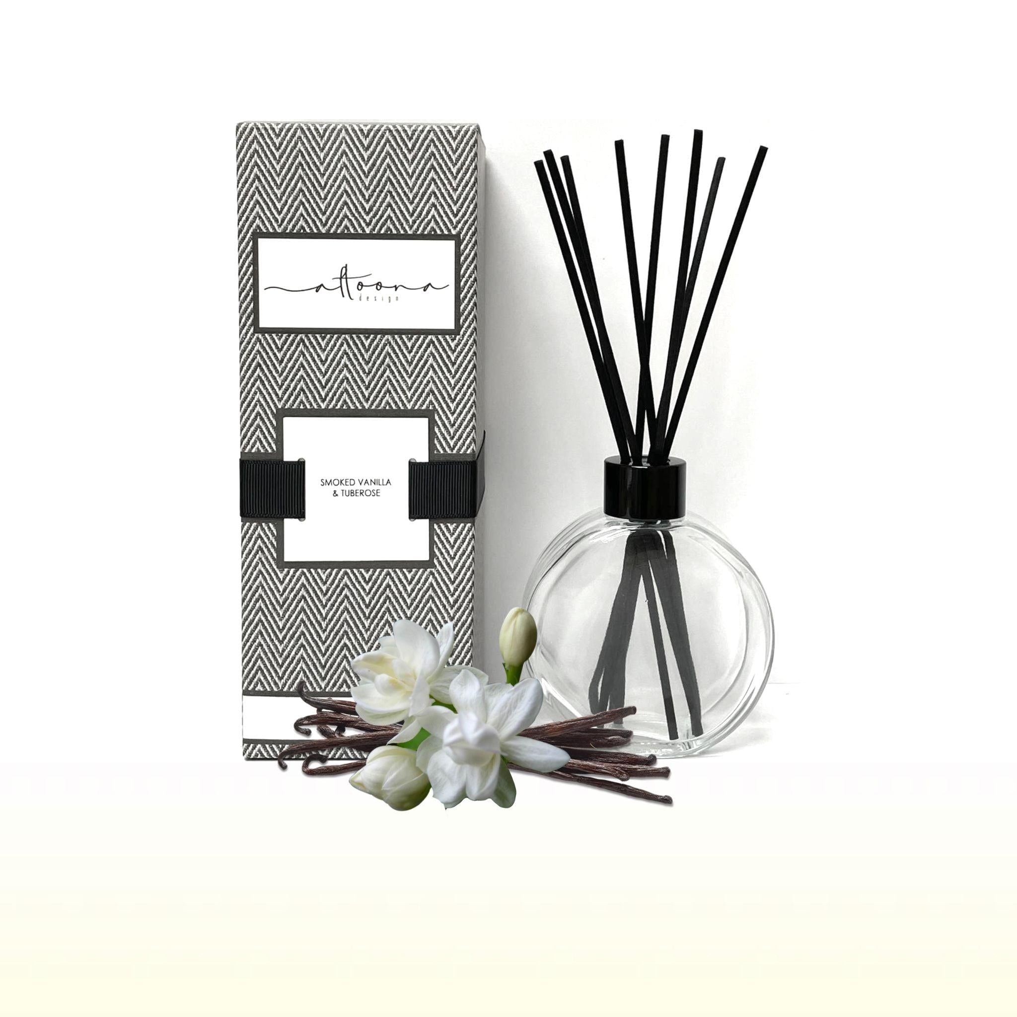 Smoked Vanilla & Tuberose Diffuser - Elegant Linen