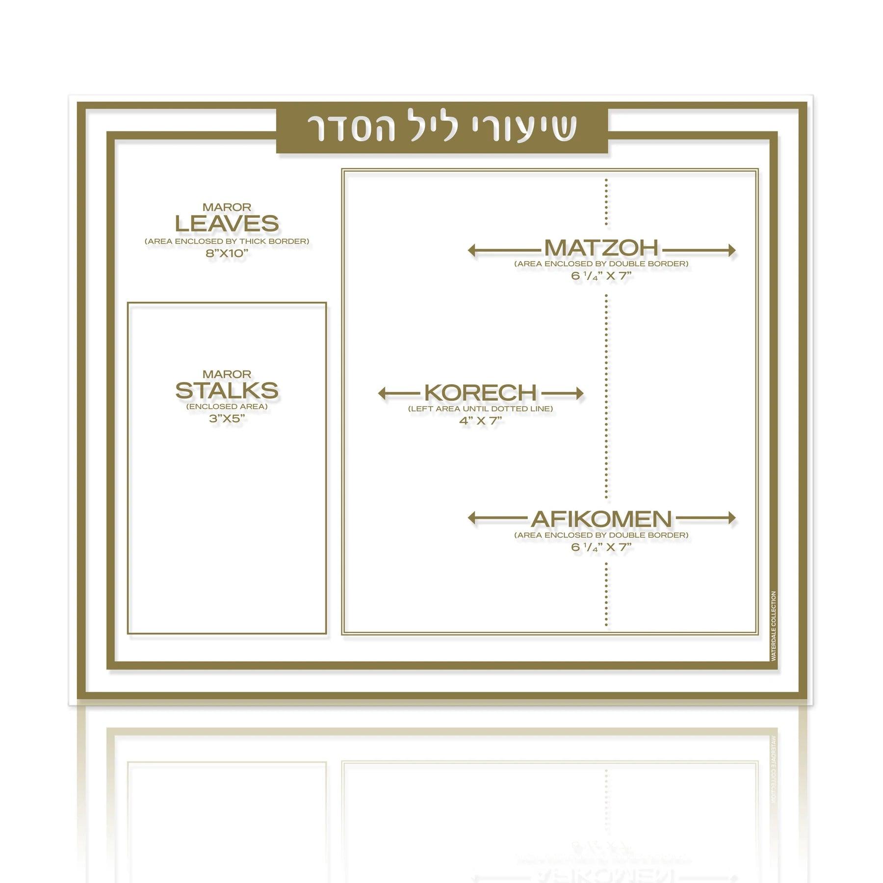 Traditional Shiurim Card - Elegant Linen