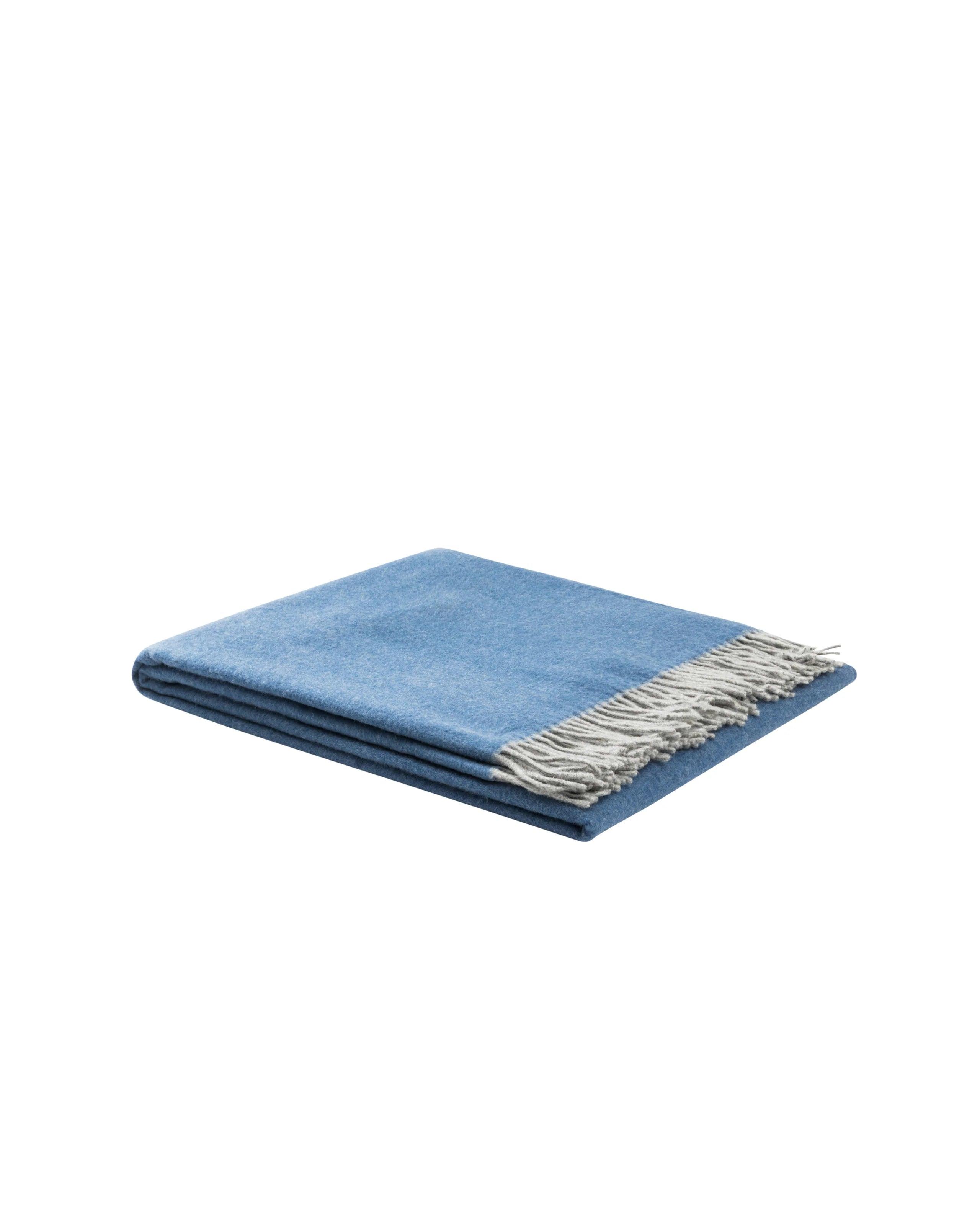 Ulisse Pure Wool Plaid Throw - Elegant Linen