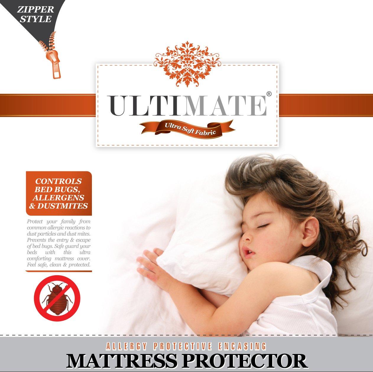 Ultimate Bed Bug and Allergy Pillow Protector - Elegant Linen