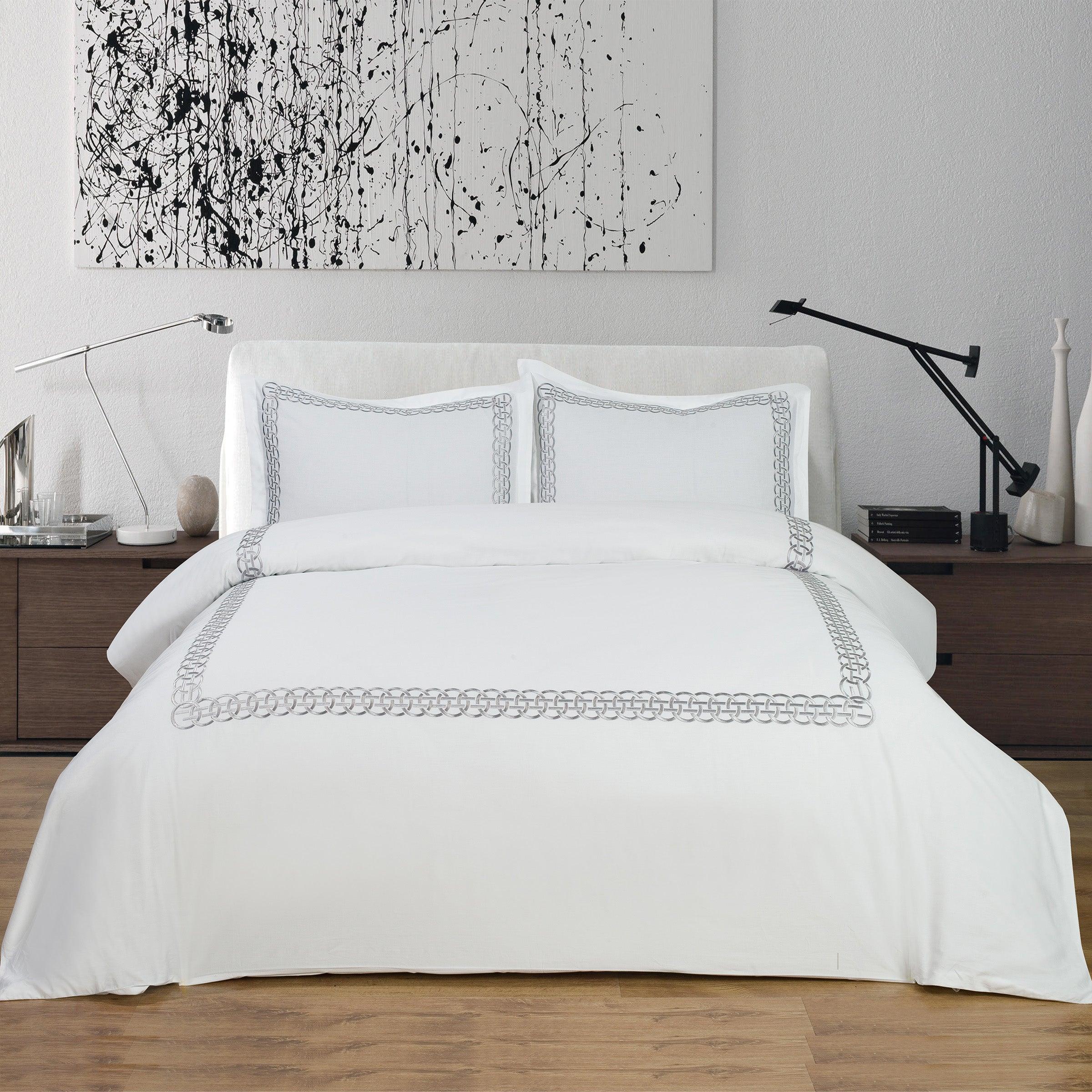 Venetian 4 Piece Bedding Set - Elegant Linen