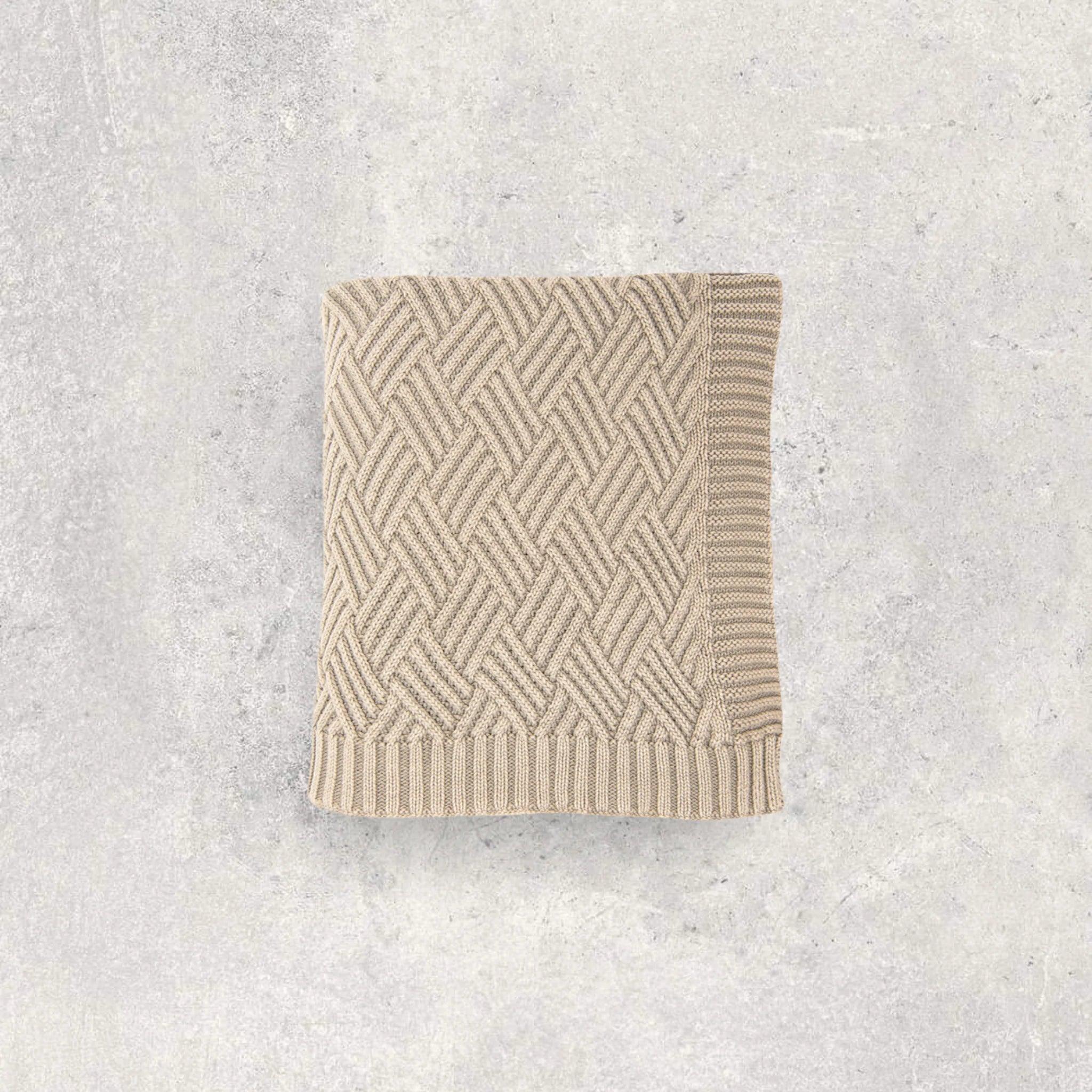 Washed Brick Throw - Elegant Linen